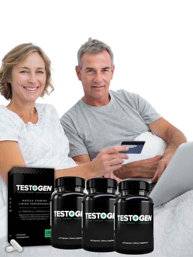 couple buying testohen 3 month supply